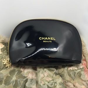Chanel beauty cosmetic pouch